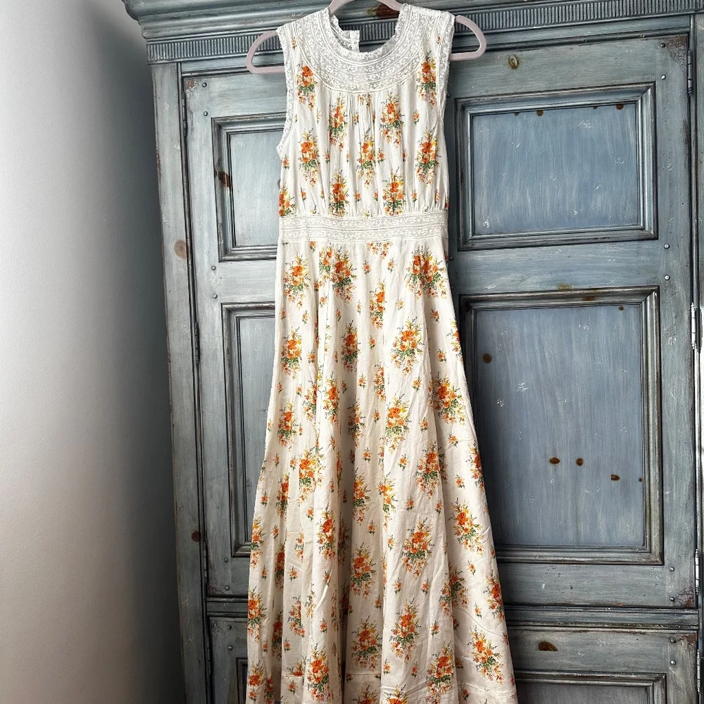 Doen Lilliane Dress Petit Bouquet de Chamonix Size XL NWT - Picture 6 of 13